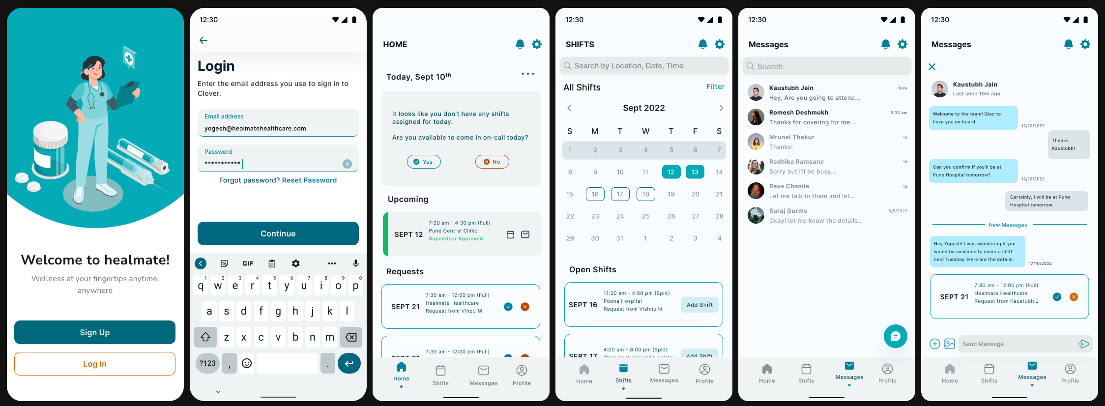 Healmate App Screenshot